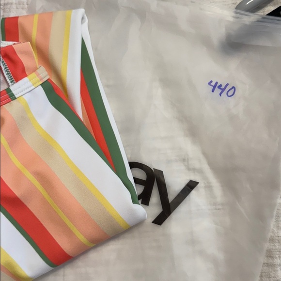 Roxy Girls' Colorful Party Long Sleeve Onesie Swimsuit XL - Picture 11 of 11